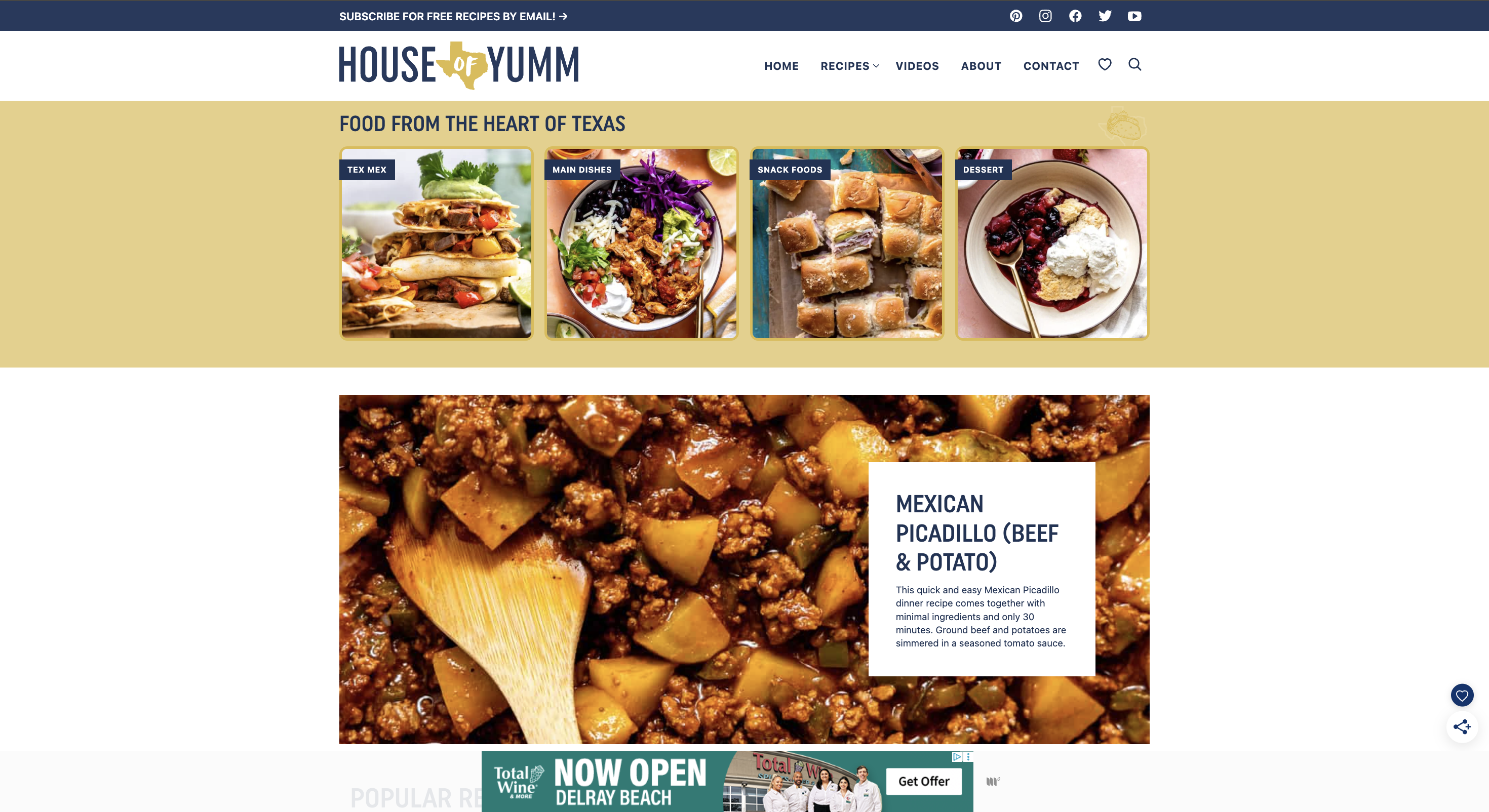 House of Yumm website