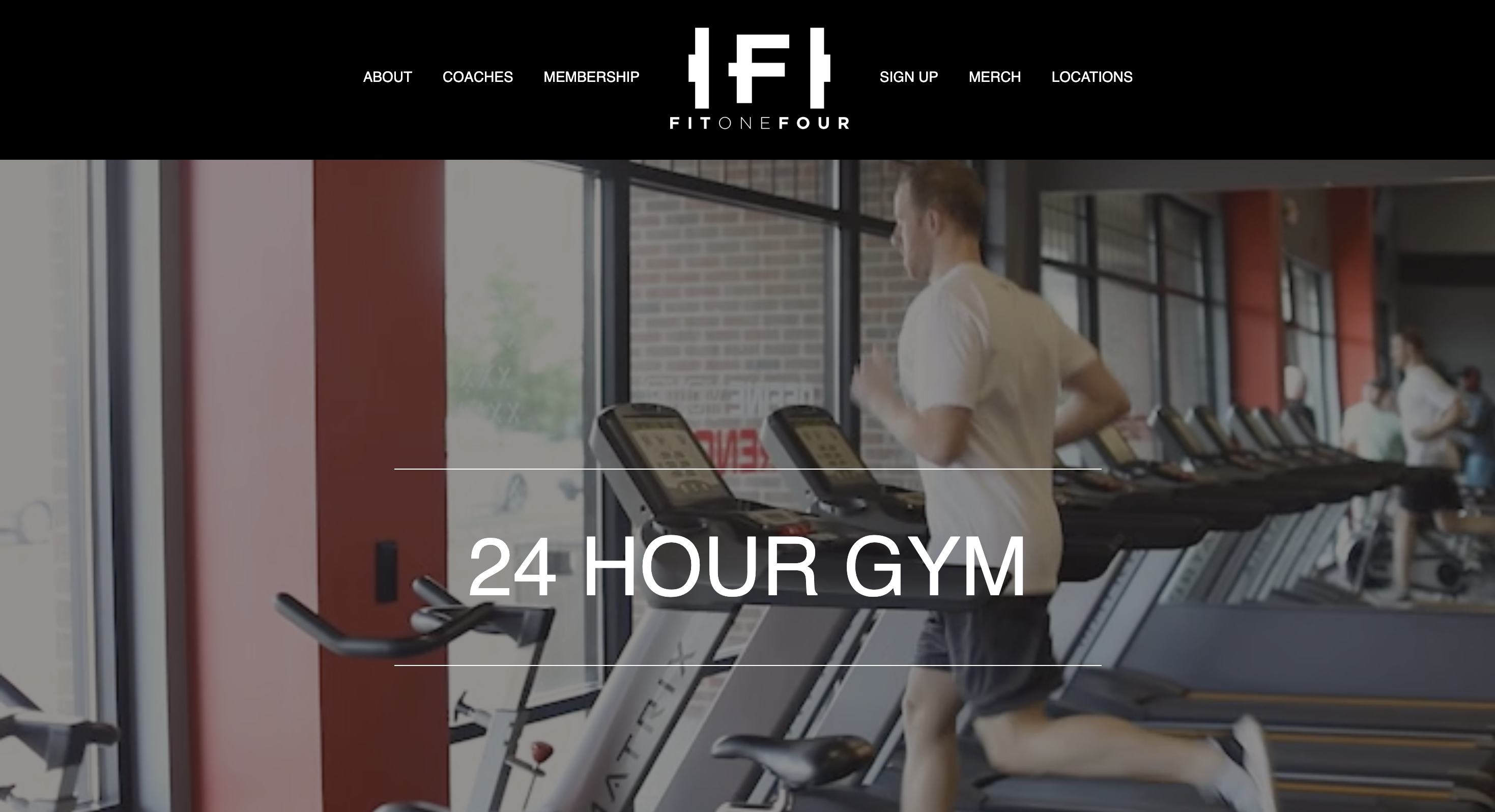 Fit One Four Gym website