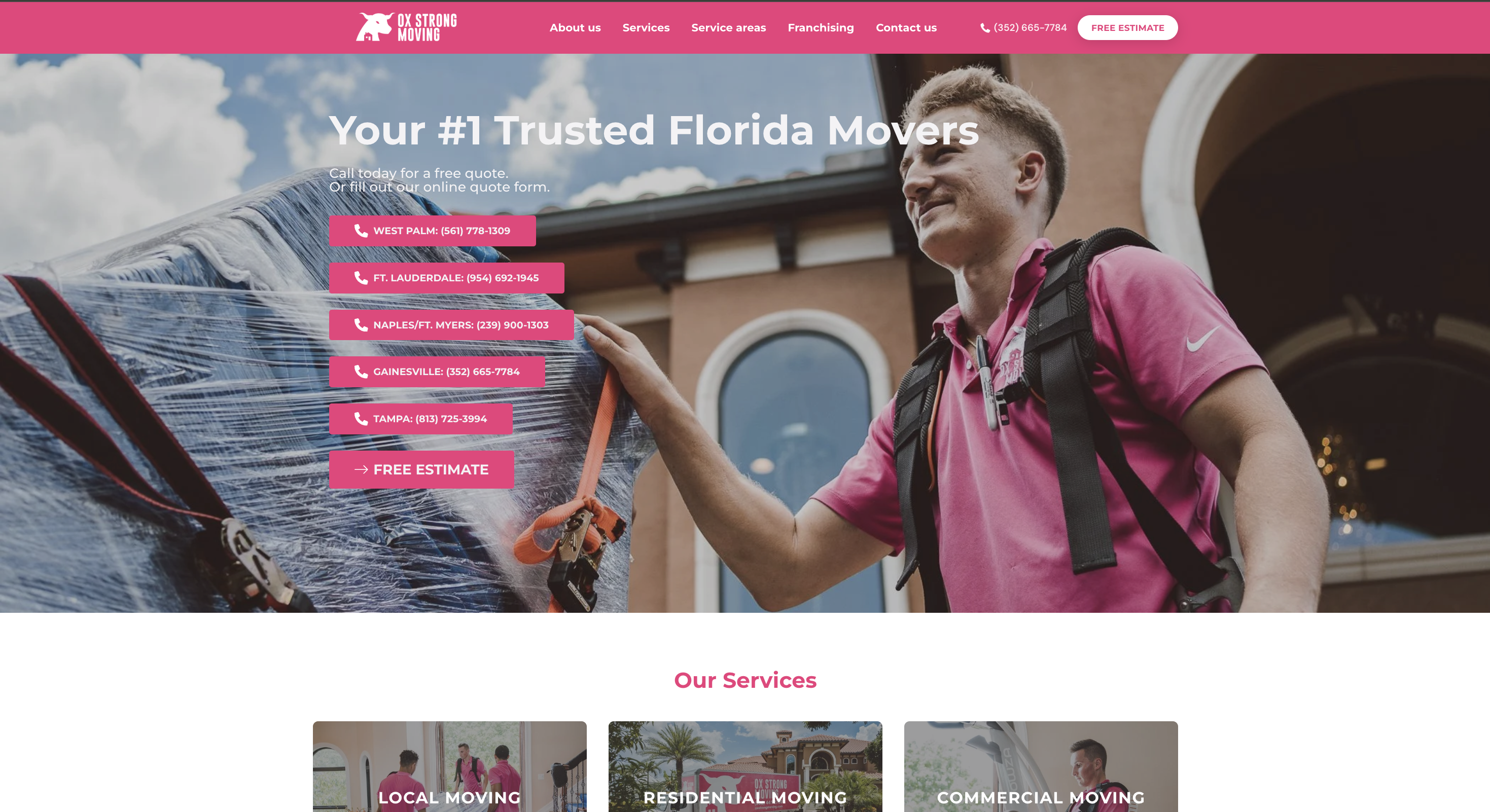 FX Strong Moving website