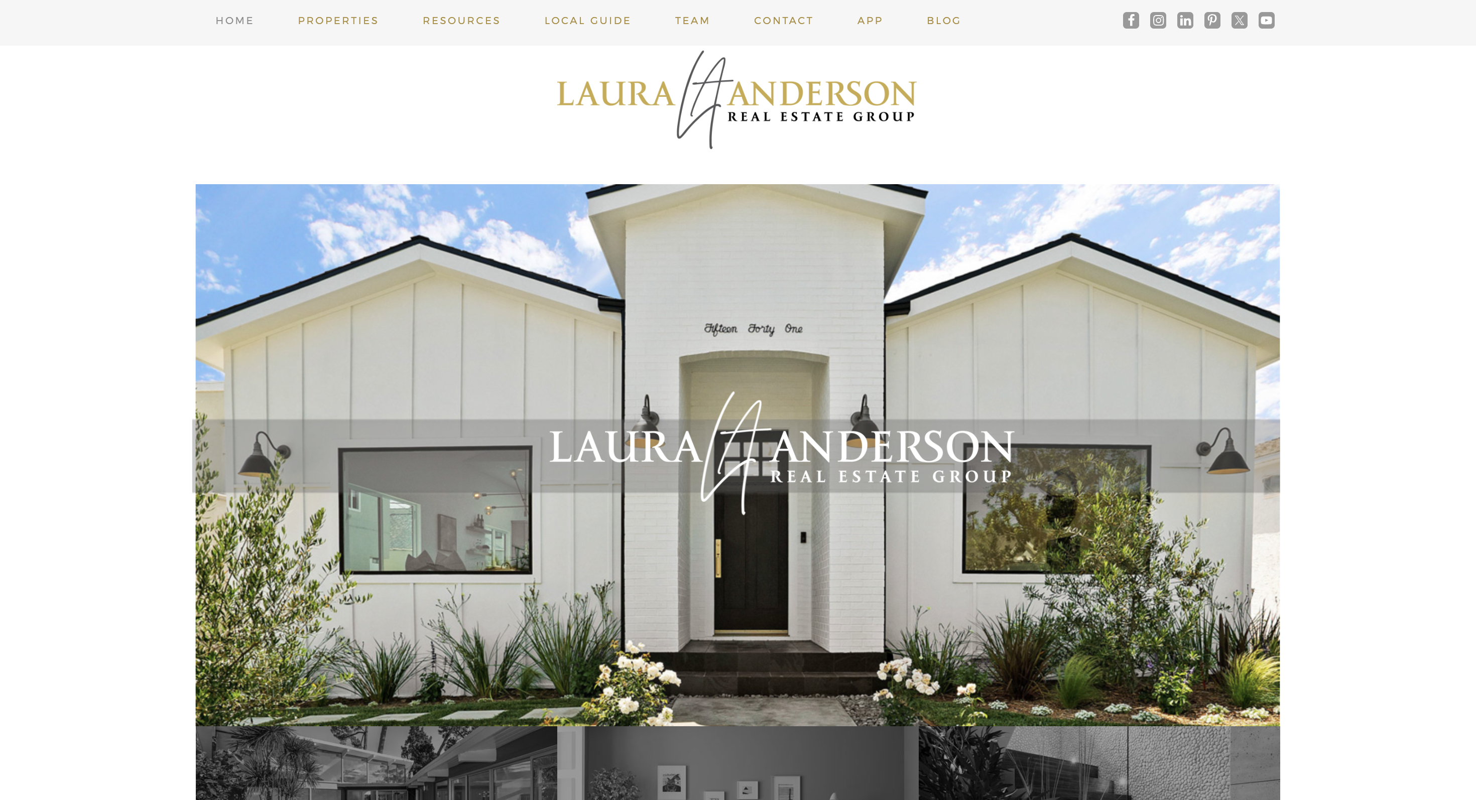 Laura Anderson Realtor website